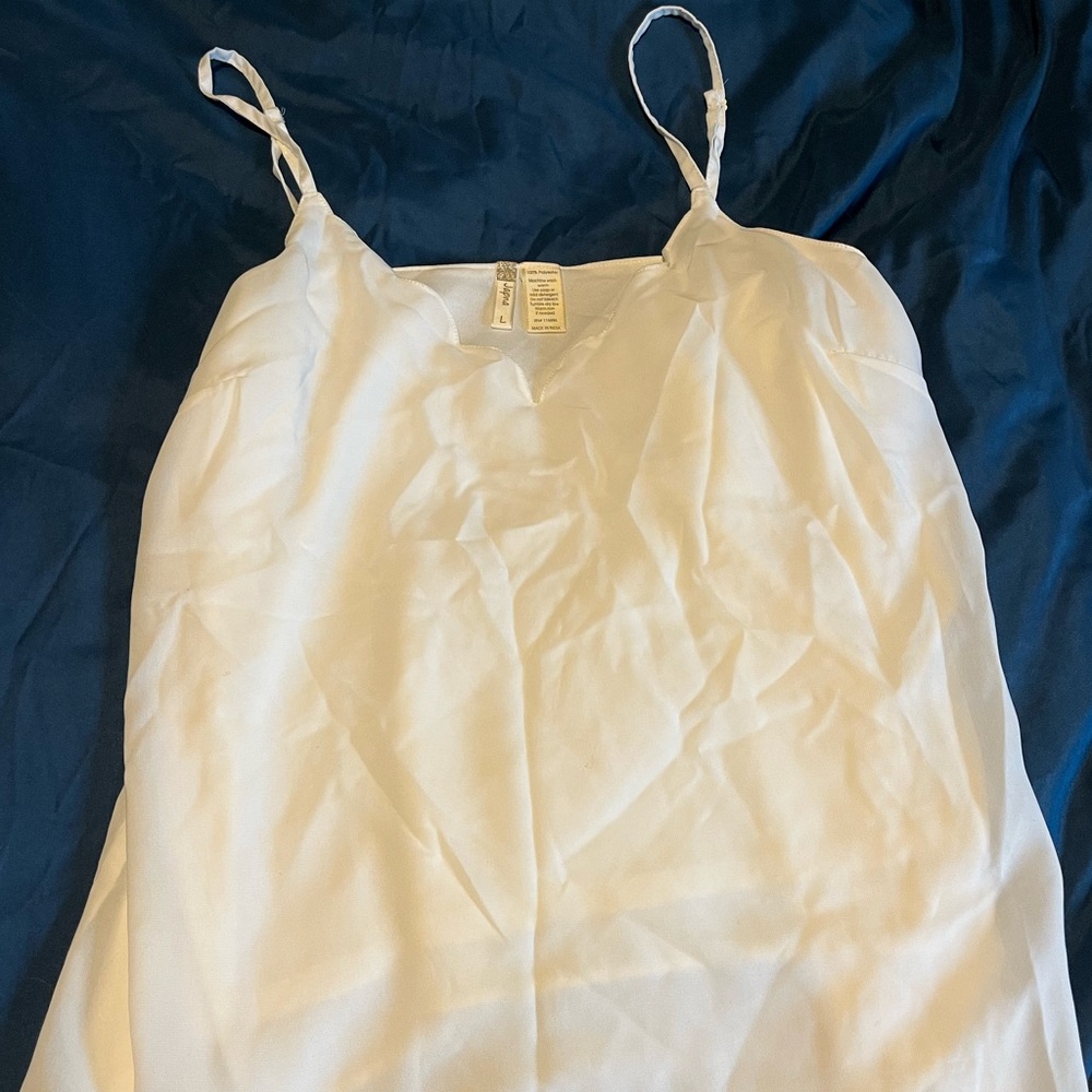 Japna White Camisole Top